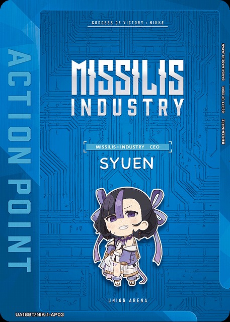 UA】アクションポイントカード(ミシリス)【-】UA18BT/NIK-1-AP03UNION