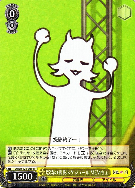 ヴァイスシュヴァルツ サイン SEC ＋ 怒涛の撮影スケジュールMEMちょ