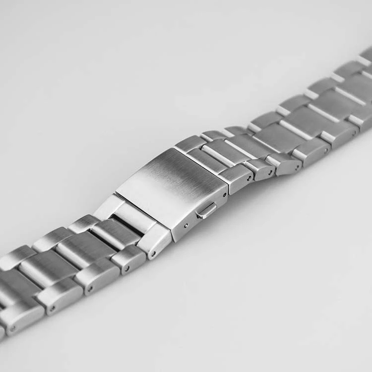 22mm Silver Stainless Steel Watch Strap - SHENZHEN GOTOP WATCHES