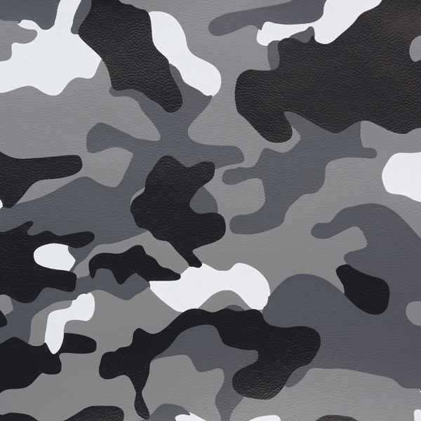 迷彩柄・ミリタリー柄 灰色（グレー）系 - 合皮.jp - 人工皮革・合成