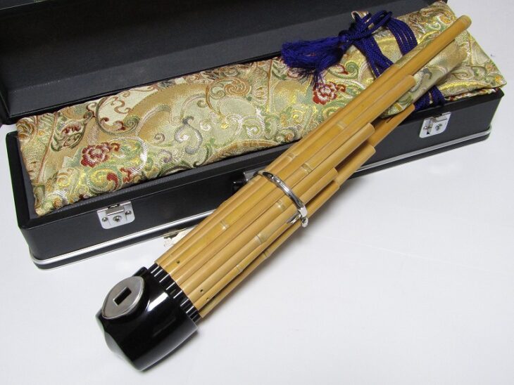 京都府京都市左京区にて、笙や三味線、琴などの雅楽楽器、お稽古用の