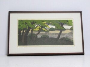 上村淳之 リトグラフ「雪中小禽」 | 骨董品買取・和楽器買取 五宝堂