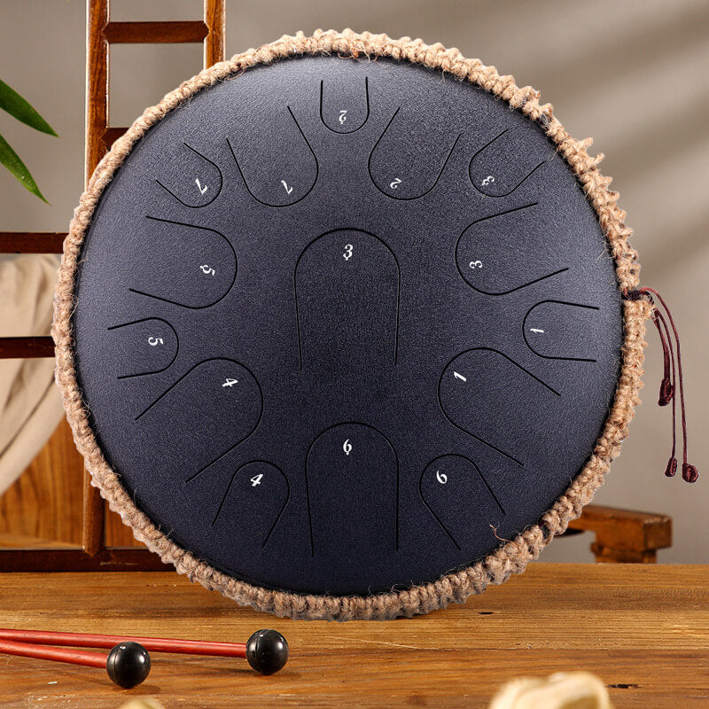 April Yang Tank Drum 15 Note | Hluru Titanium Steel Tongue Drum