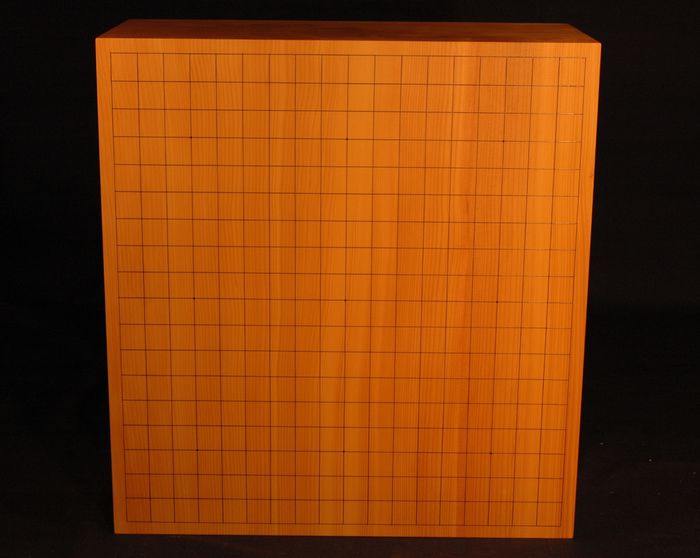 宮崎県産本榧 天柾 六寸三分碁盤