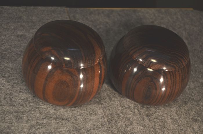 碁笥 縞黒檀 特大 販売