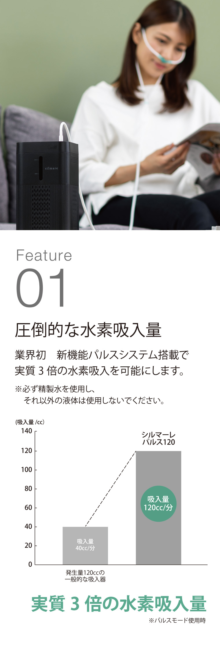 水素水サーバーGAURA ONLINE SHOP / silmare Pules120 新開発パルス