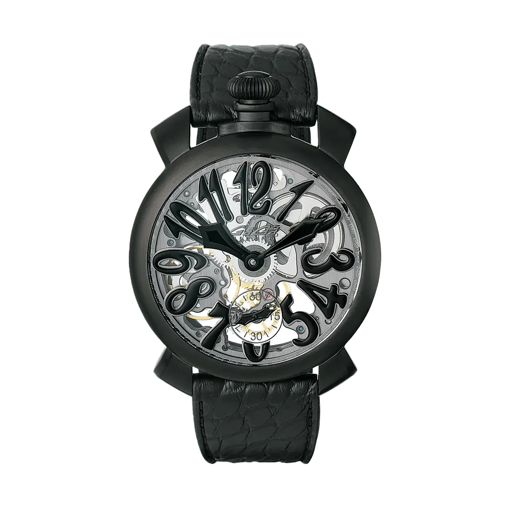 Skeleton 48 S.S Black PVD - 5312SK01B0AVBM0