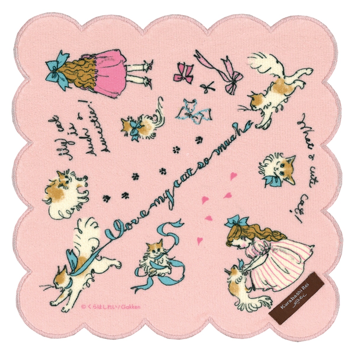 くらはしれい新商品のご紹介1》 毎日使いたくなるガーリーなハンカチ