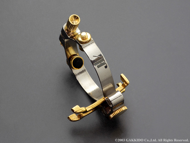 JLV サックス用リガチャー プラチナメッキ仕上げ - 楽器堂管楽器専門