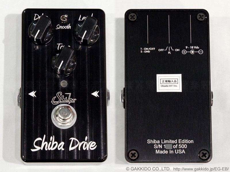 Suhr Shiba Drive [Black Color Edition] [限定モデル] - 楽器堂