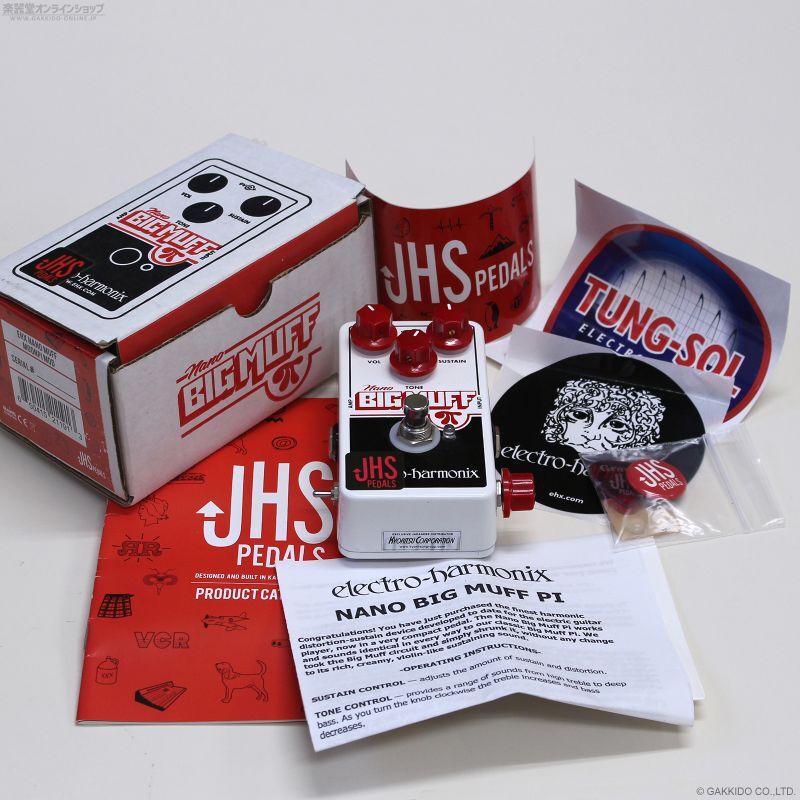 electro-harmonix Nano Big Muff Pi JHS Pedals 