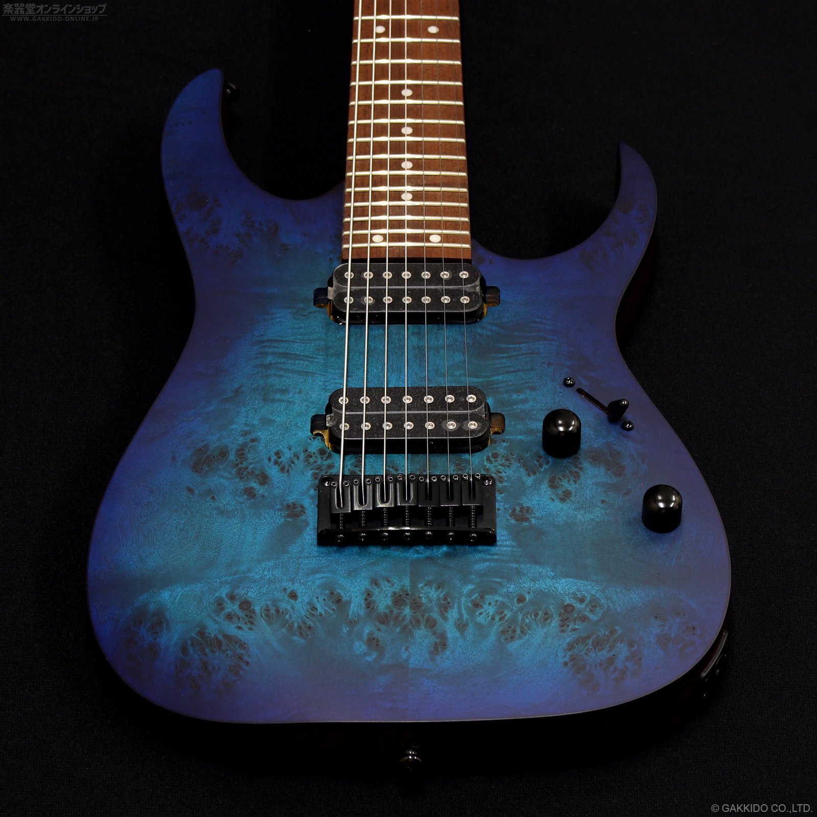 Ibanez RG7421PB 7-string [Sapphire Blue Flat] - 楽器堂オンライン