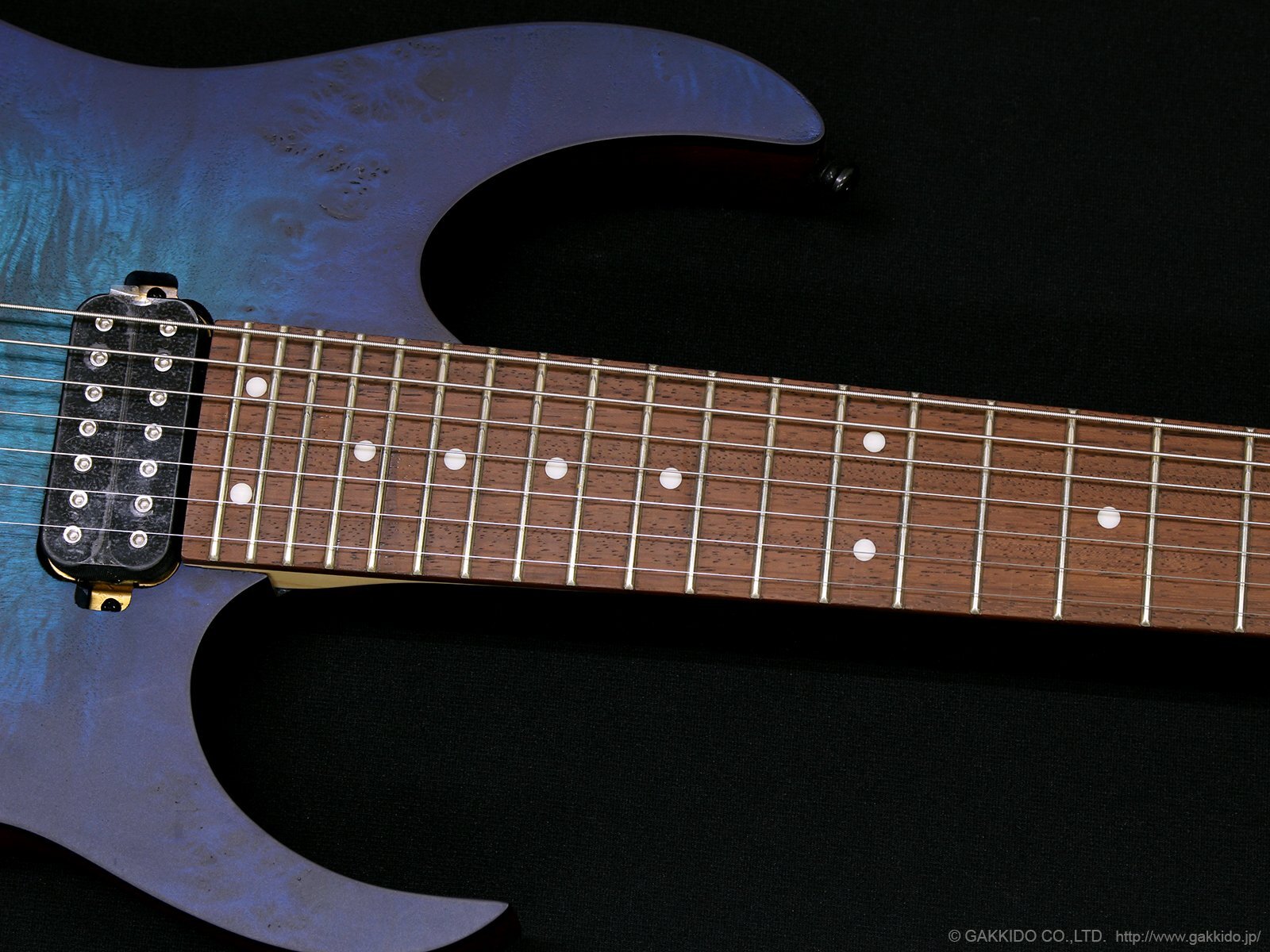 Ibanez RG7421PB 7-string [Sapphire Blue Flat] - 楽器堂オンライン