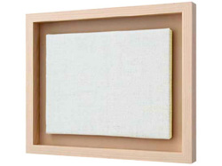 同志舎】油彩額 角箱（乳白） F3号[油絵・日本画用額縁] 額縁画材