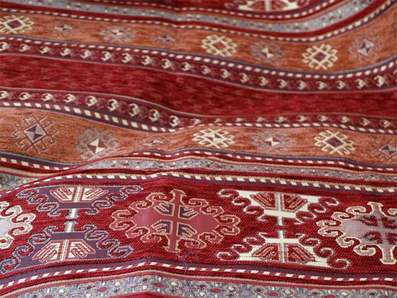 ソファカバー・マルチカバー160cmスクエア/アジデルハ・レッド トルコ