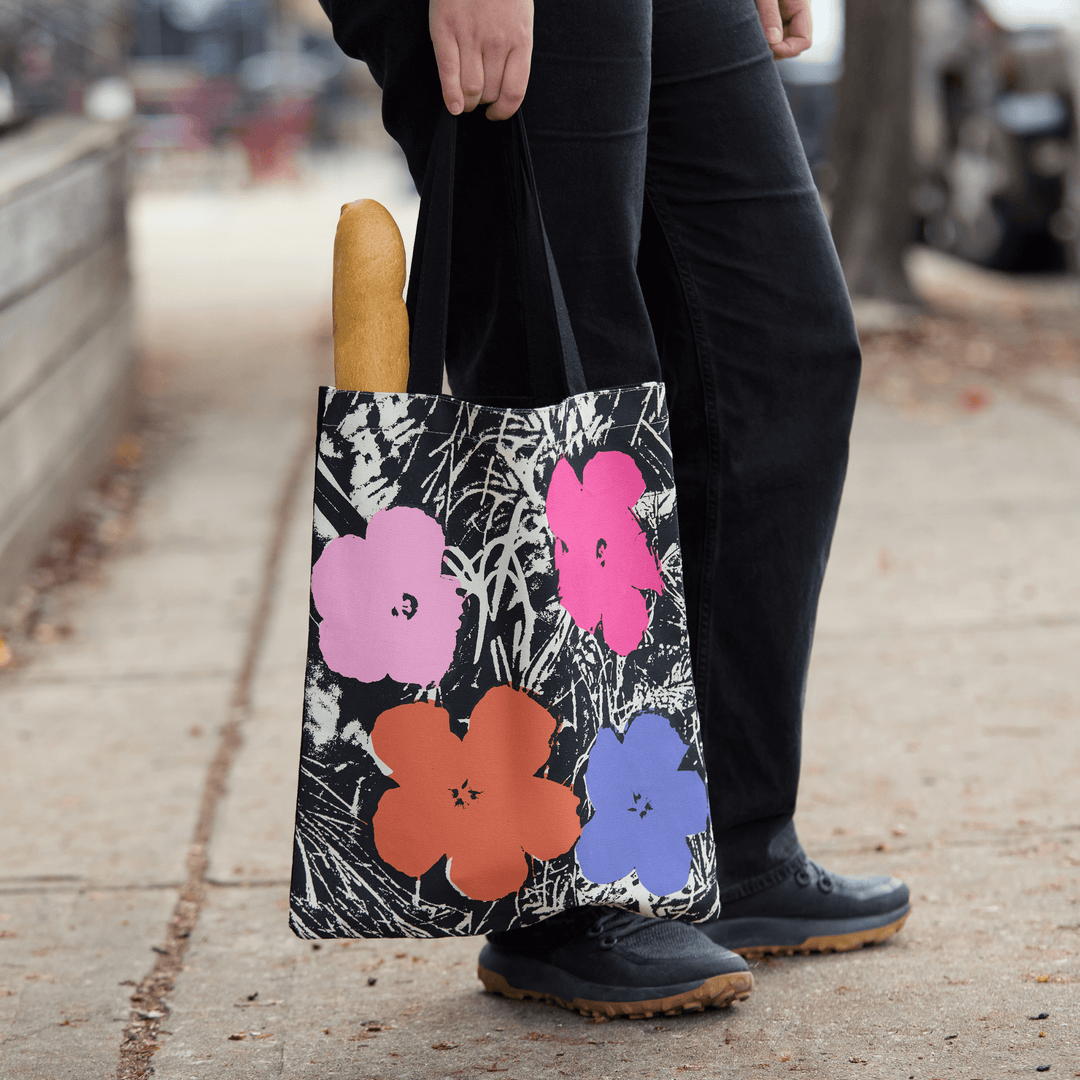 Warhol Flowers Canvas Tote Bag – Galison