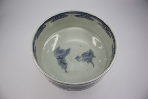 古美術・古伊万里・染付・盃洗・古伊万里染付盃洗・江戸時代 茶道具