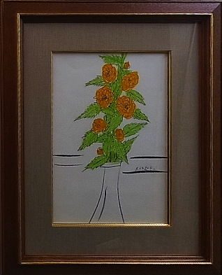 香月泰男 山吹 | 有限会社 ギャラリー瑞鳳