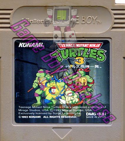 Teenage Mutant Ninja Turtles 3 Turtles Kiki Ippatsu (JPN