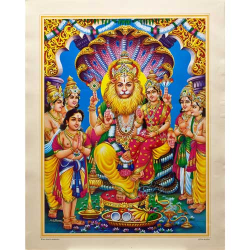 シンハ神（大サイズ） | ガネーシャ神と開運グッズ