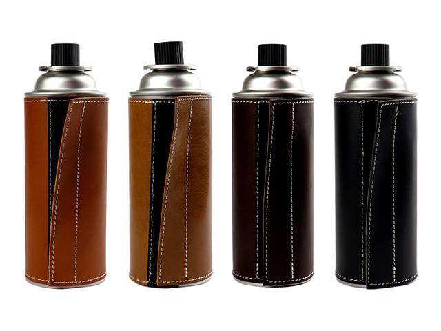 ガオバブ(Gaobabu)☆高級本革カセットボンベ（CB缶）＆ボトルカバー