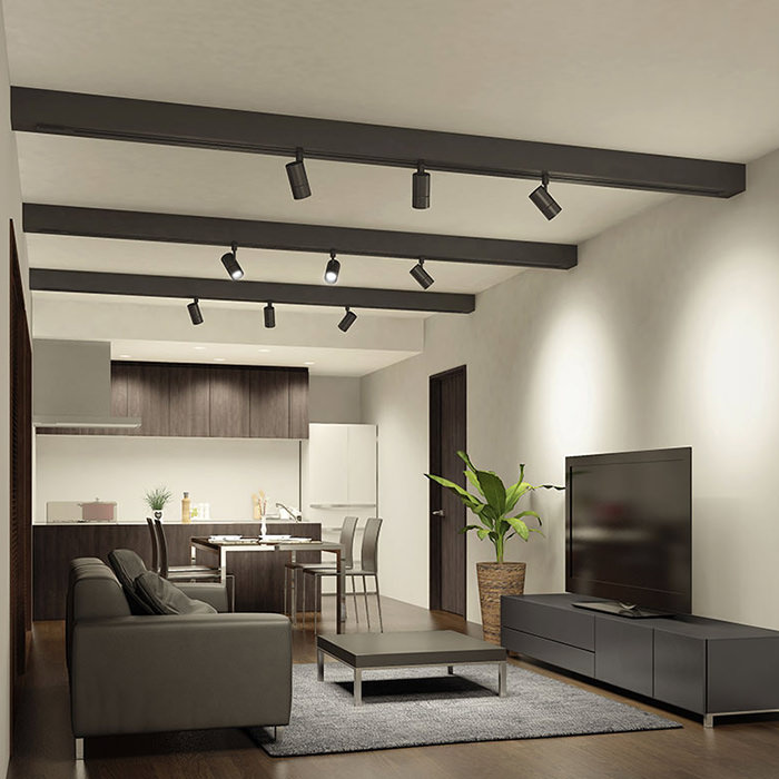 Gear black スポットライト 100W相当・昼白色 | ダクトレール用｜照明