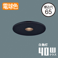 ピンホール ダウンライト Φ65mm 40W | ブラック｜照明のライティング