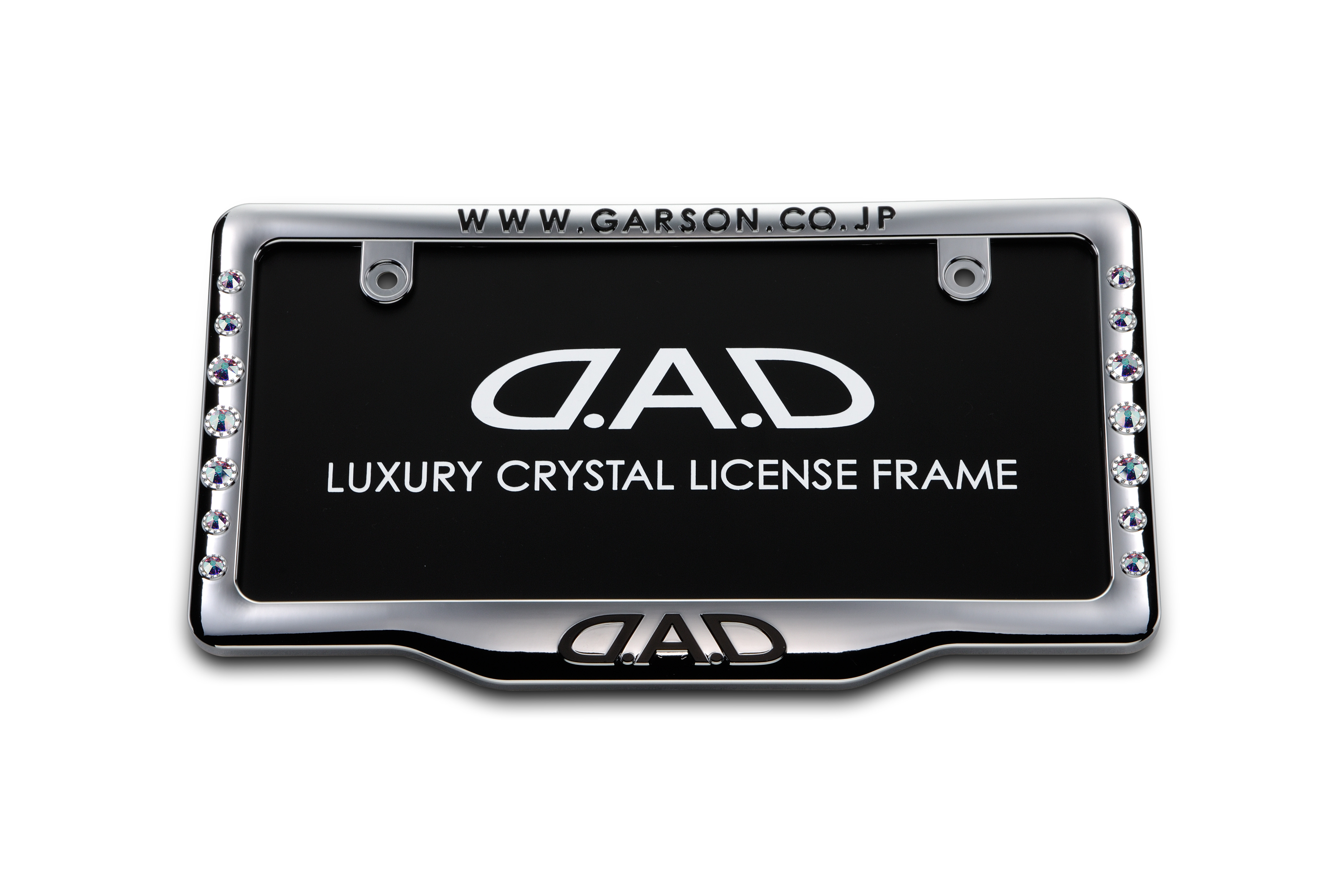 D.A.D クリスタルライセンスフレームⅡ フロントモデル【クローム