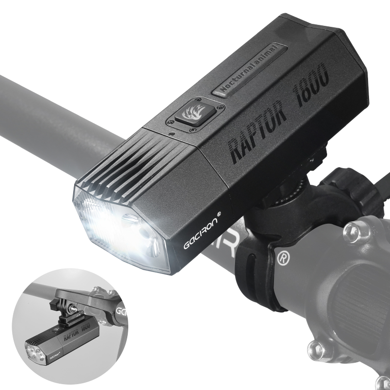 GACIRON ガシロン Raptor ラプター｜高輝度・大容量 自転車用フロント