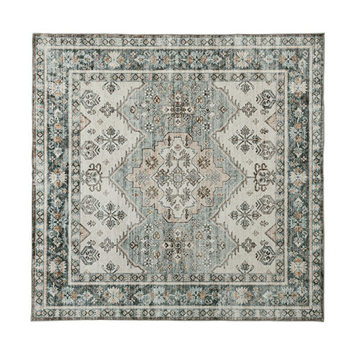 オリエンタル柄ラグ 185×185cm ラグ おしゃれ ぼん家具 CPT000250