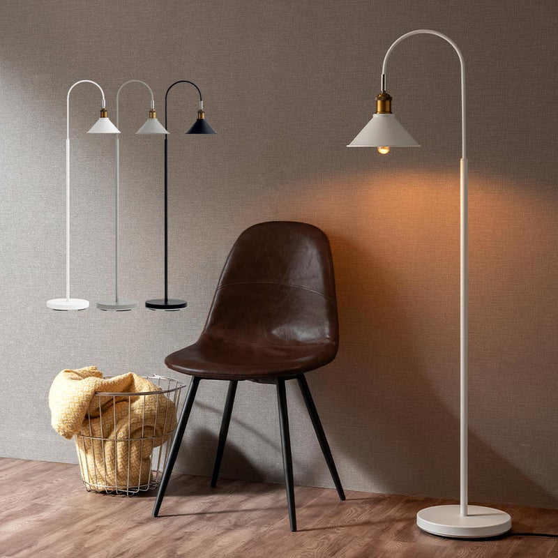 フロアライト スチールシェード 角度調整 照明 ライト スタンドライト