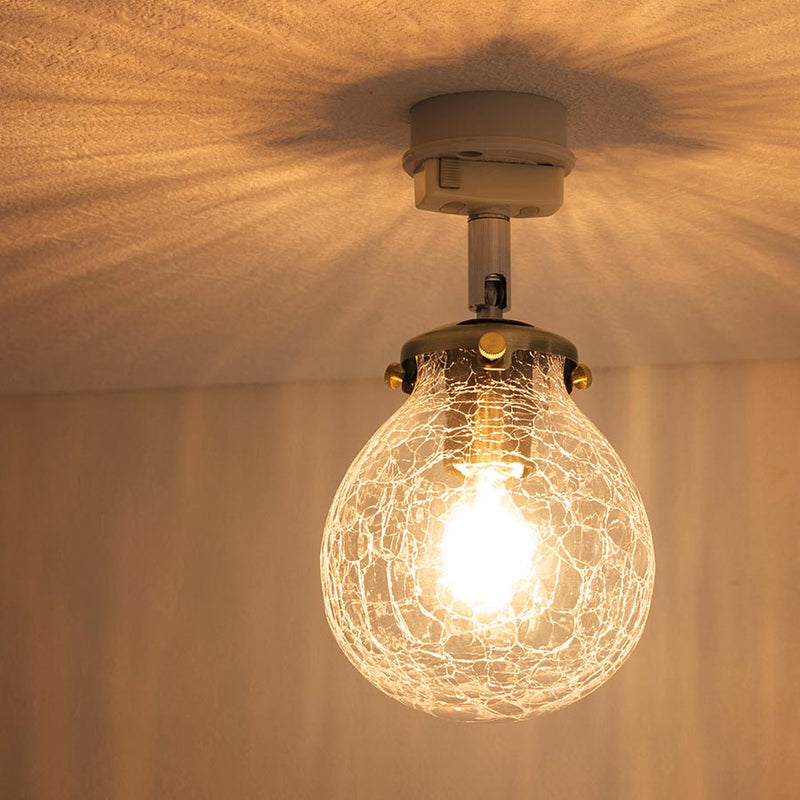 シーリングライト 1灯 ガラス 照明 ライト おしゃれ ぼん家具