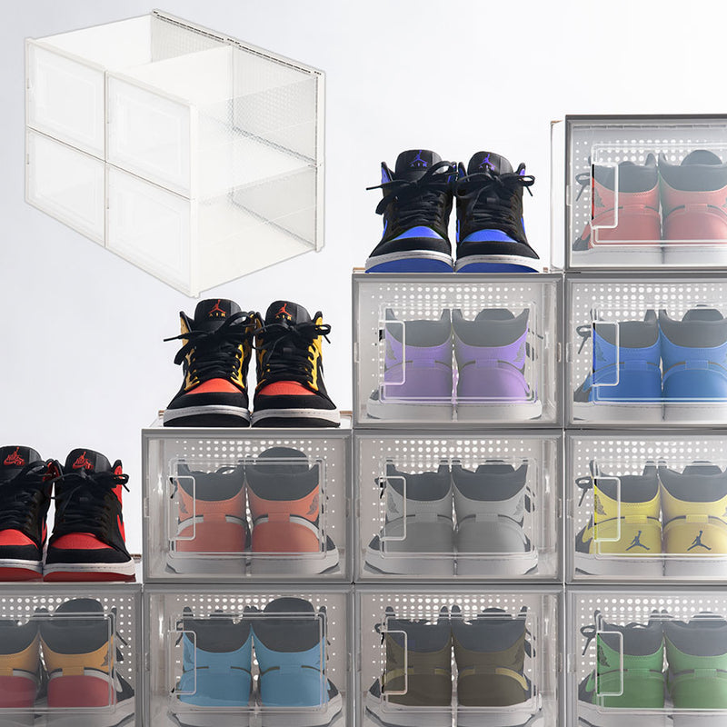 シューズボックス Mサイズ 4個セット 玄関収納 シューズラック