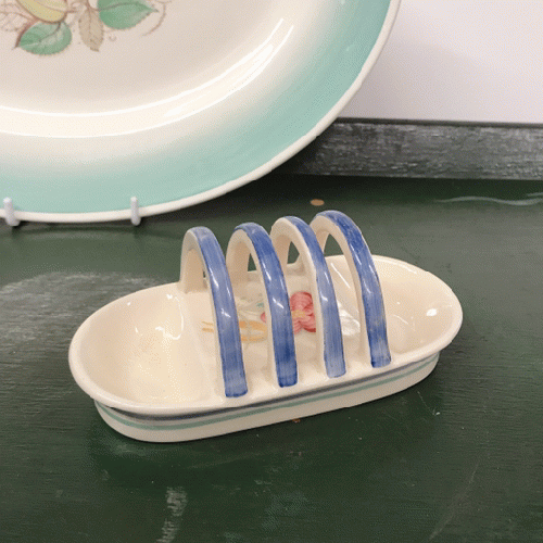 SUSIE COOPER ノーズゲイ ブルー トーストスタンド｜「GENIO ANTICA