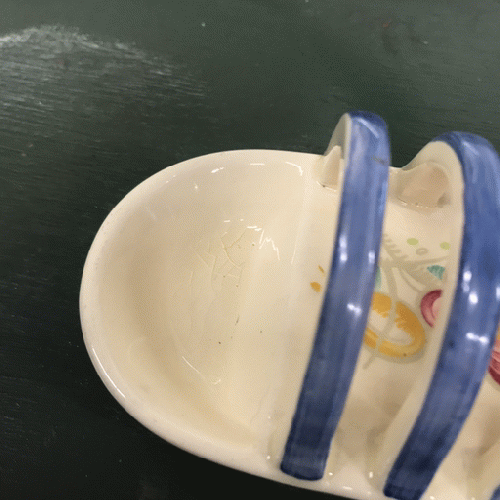 SUSIE COOPER ノーズゲイ ブルー トーストスタンド｜「GENIO ANTICA