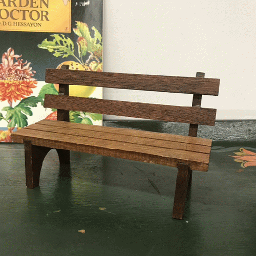 ミニチュア ウッドベンチ｜「GENIO ANTICA（ジェニオアンティカ