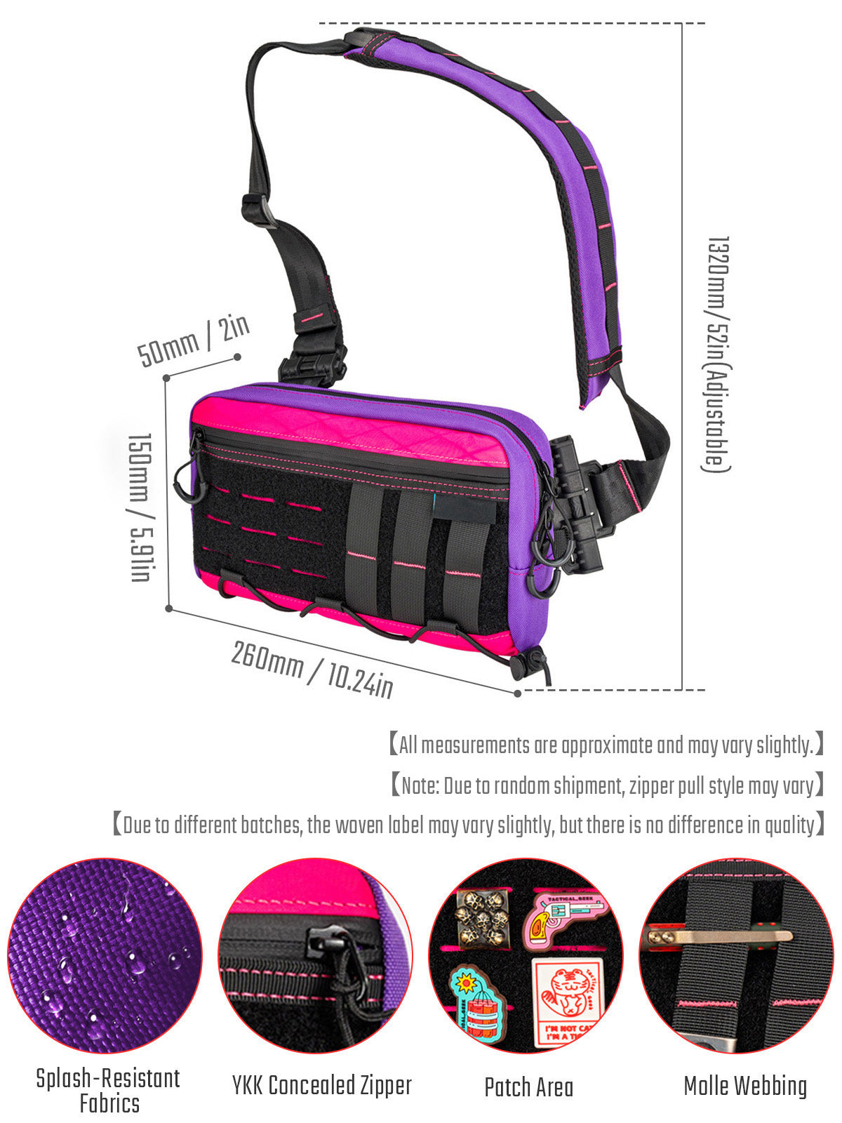 タクティカル ギーク | キャッシュ L3 EDC ショルダーバッグ（X-Pac