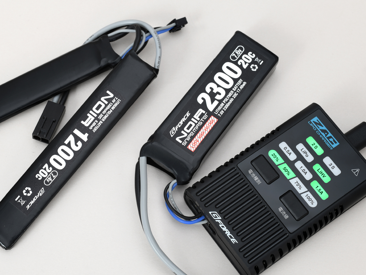 エアガン用LiPoを安全・簡単に充電 ZAC LiPo Charger | G-FORCE | 株式