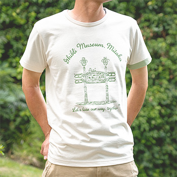 ジブリ美術館オリジナル Tシャツ 正門看板｜三鷹の森ジブリ美術館