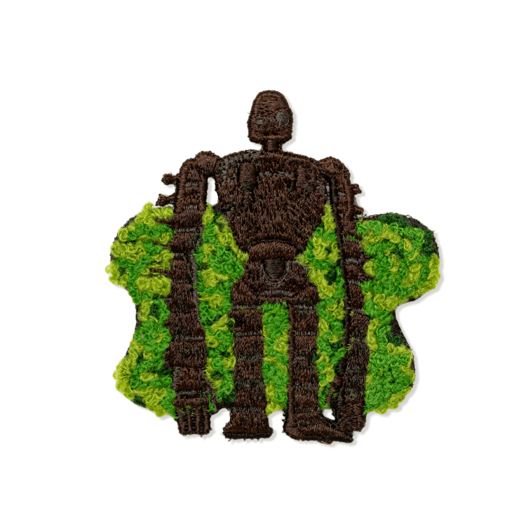 ジブリ美術館オリジナル 刺繍ブローチ 「屋上ロボット兵」｜三鷹の森