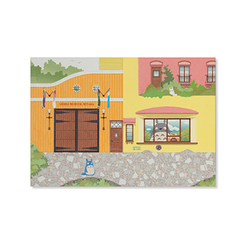 ジブリ美術館オリジナル 起こし文はがき「にせ受付」｜三鷹の森ジブリ