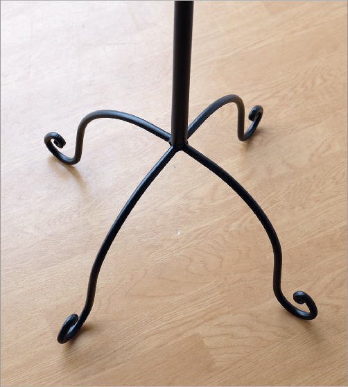 コートハンガー ポールハンガー アンティーク おしゃれ アイアン 玄関