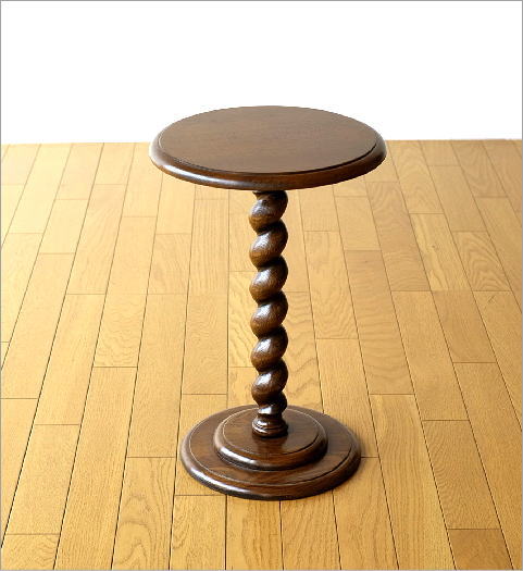 花台 木製 玄関 アンティーク おしゃれ 電話台 フラワースタンド