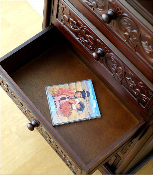 アンティーク 家具 収納 チェスト 収納家具 タンス たんす 猫脚 完成品