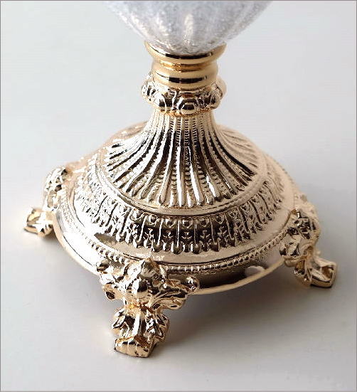 テーブルランプ アンティーク レトロ 布製 おしゃれ ガラス ベッド