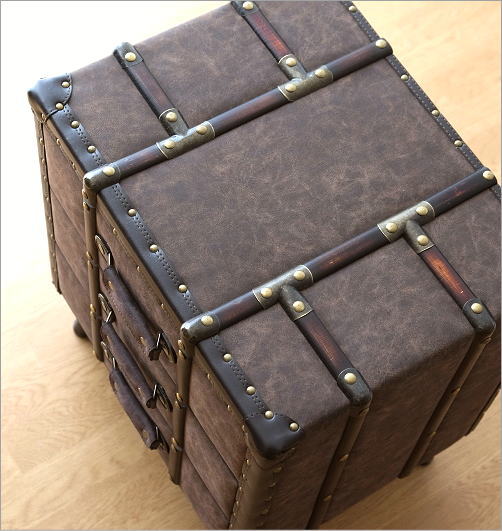 トランク チェスト アンティーク 収納 引き出し おしゃれ クラシック