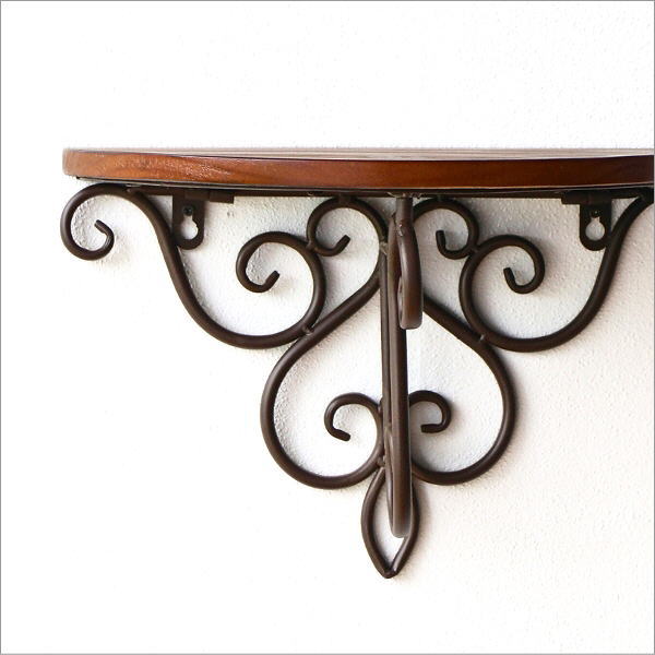 ウォールシェルフ 木製 壁掛け 棚 シェルフ 玄関 トイレ キッチン