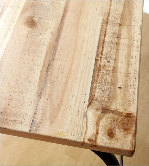 コンソールデスク おしゃれ コンソールテーブル アイアン ウッド 天然