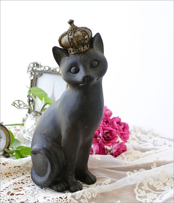 猫 ネコ ねこ 雑貨 置物 インテリアオブジェ アジアン雑貨 プリンセス