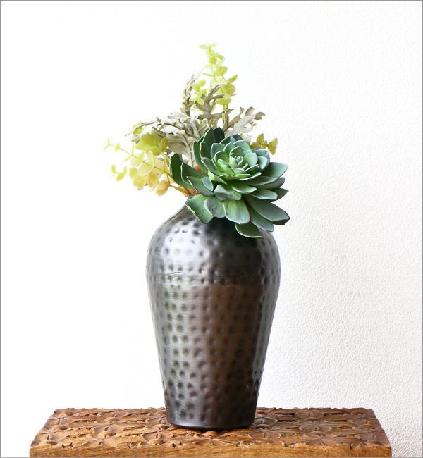 花瓶 フラワーベース アイアン 金属 メタル おしゃれ ドライフラワー